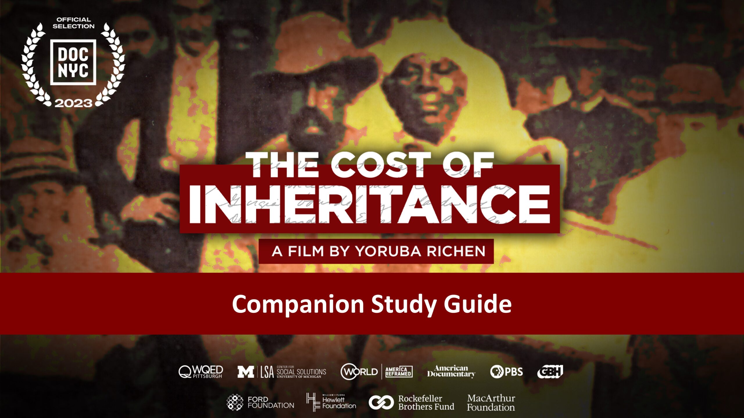 Cost of Inheritance Companion Study Guide