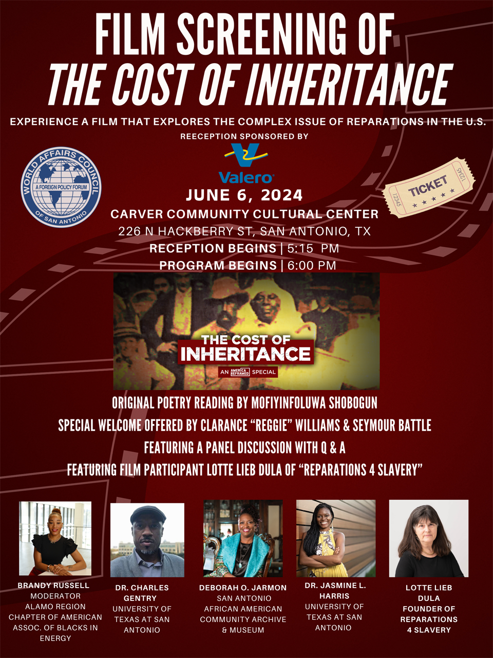 The Cost of Inheritance Screening Events — Reparations 4 Slavery